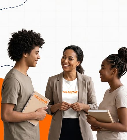 Alunos aprendendo em sala de aula